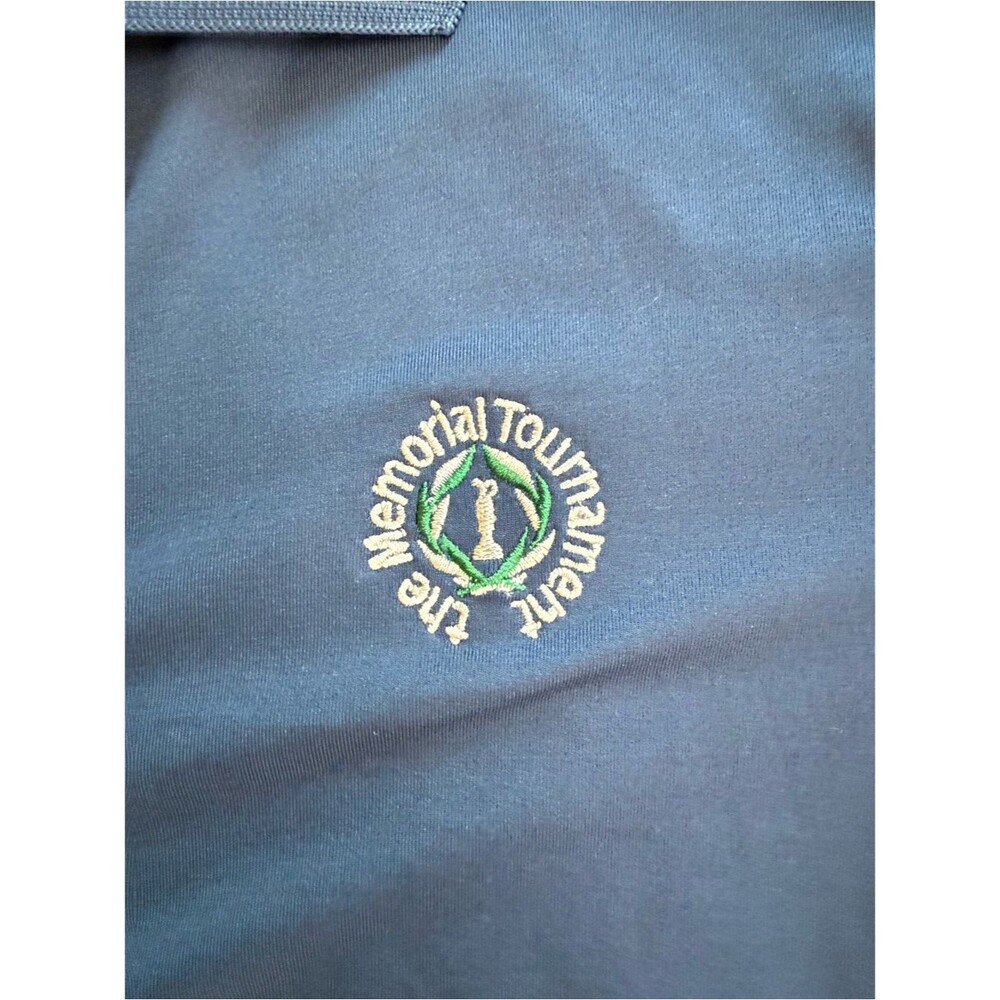 NWT Jack Nicklaus Memorial Tournament Golf Polo Women's L Navy Performance 18 - Picture 4 of 8